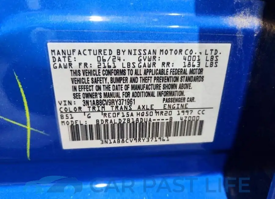 3N1AB8CV9RY371961# 12