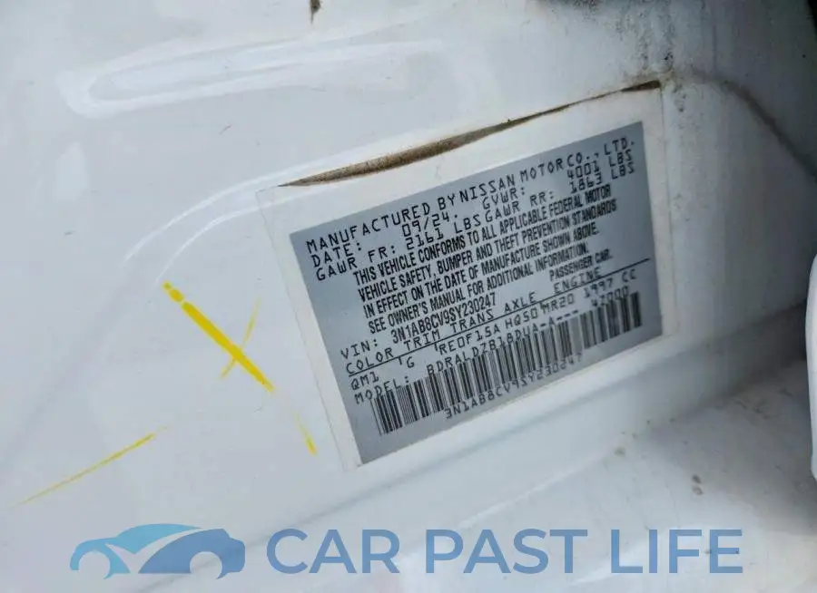 3N1AB8CV9SY230247# 12
