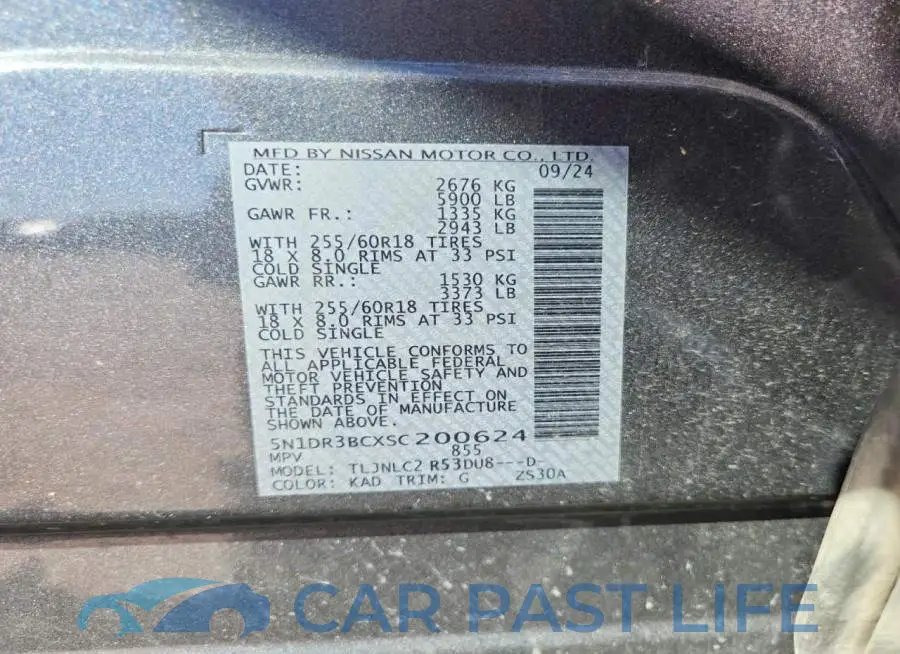 5N1DR3BCXSC200624# 13