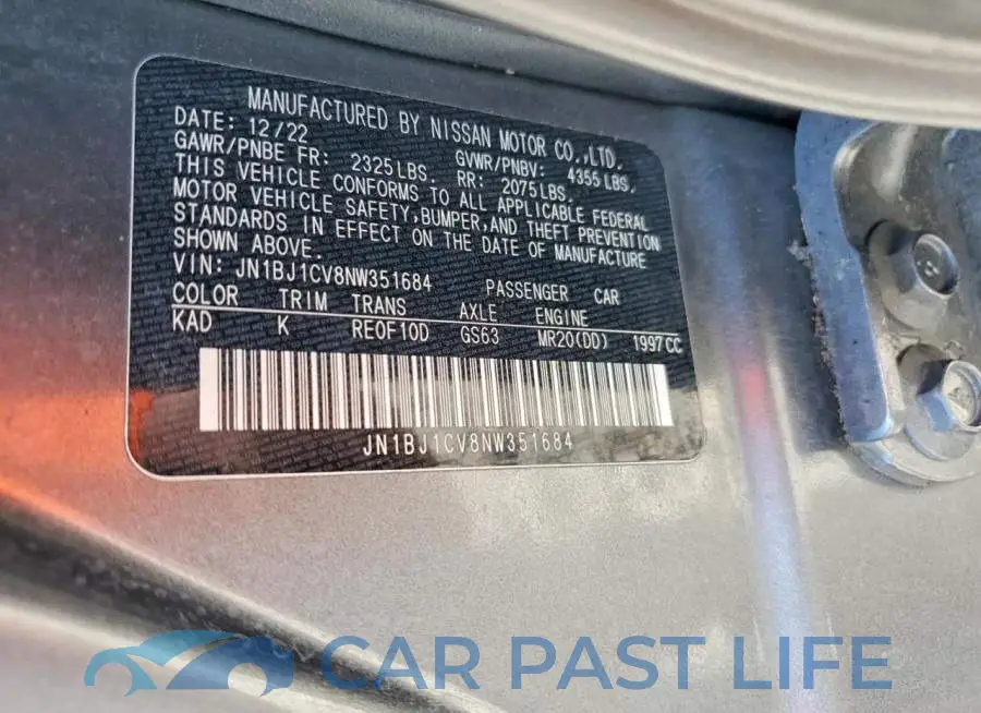 JN1BJ1CV8NW351684# 12