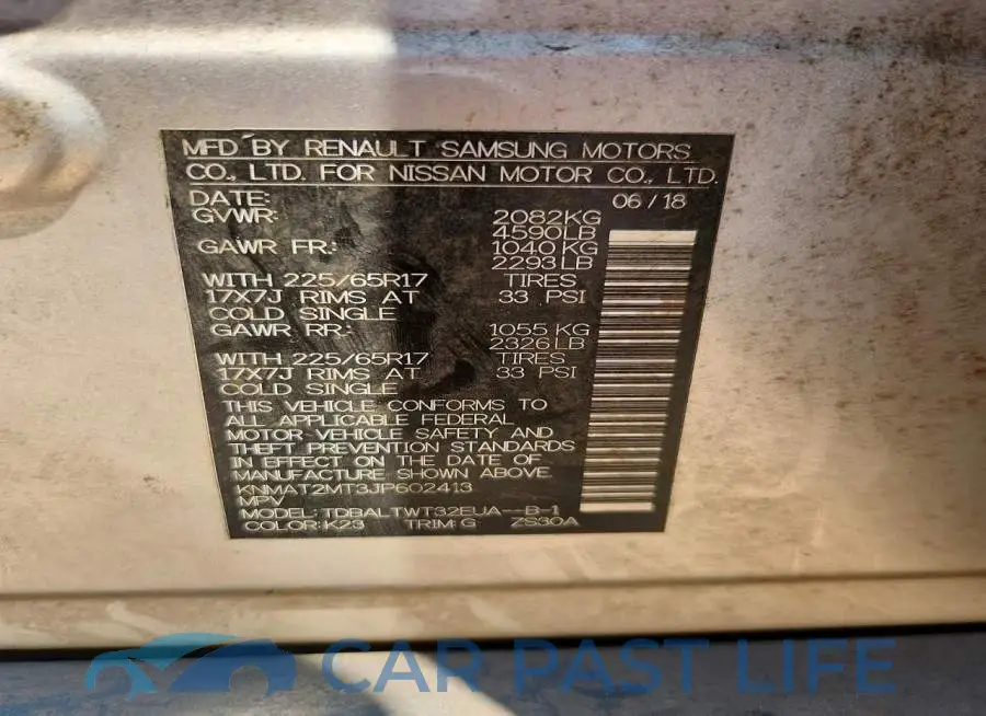 KNMAT2MT3JP602413# 13