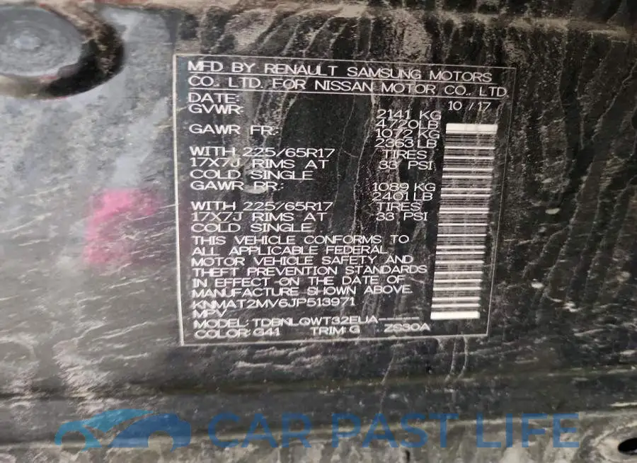 KNMAT2MV6JP513971# 13