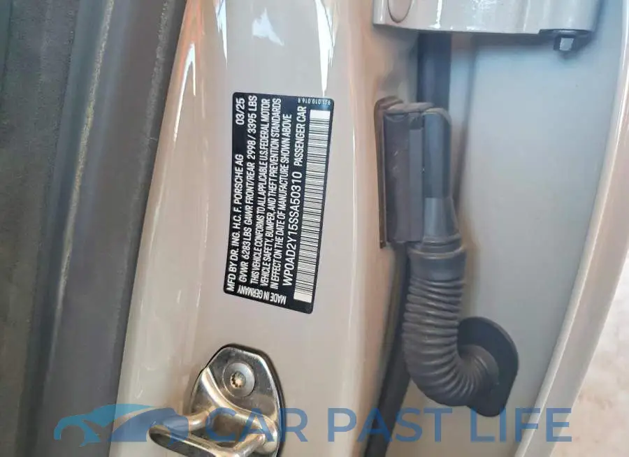 WP0AD2Y15SSA50310# 13