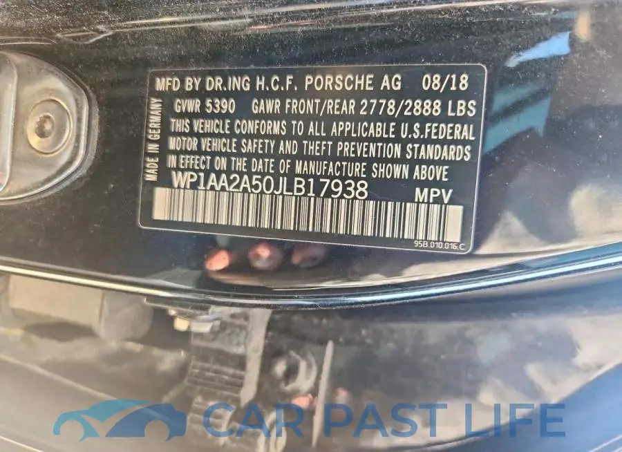 WP1AA2A50JLB17938# 13