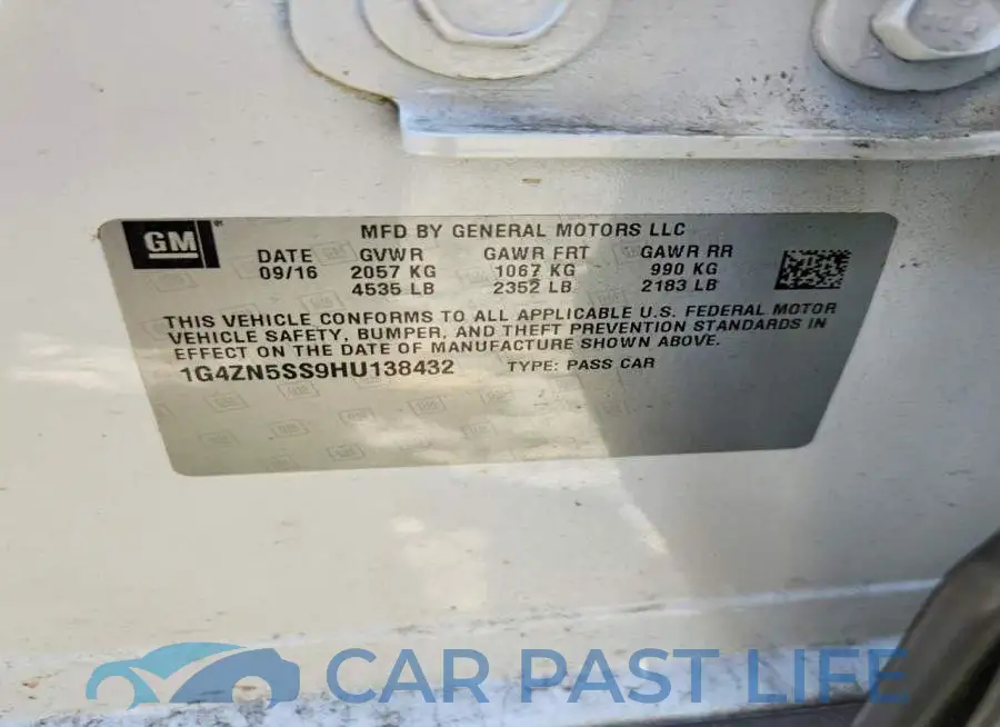 1G4ZN5SS9HU138432# 12