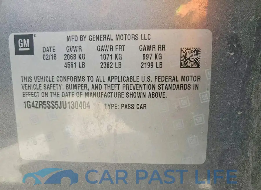 1G4ZR5SS5JU130404# 13