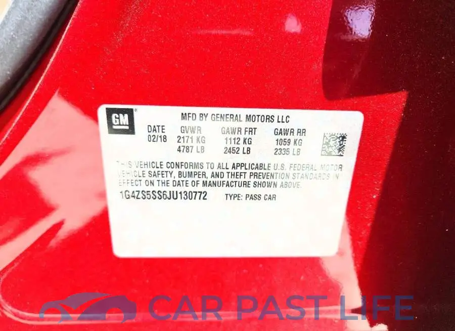 1G4ZS5SS6JU130772# 13