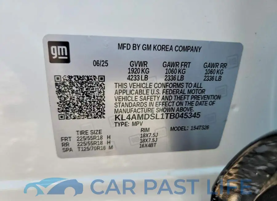 KL4AMDSL1TB045345# 13