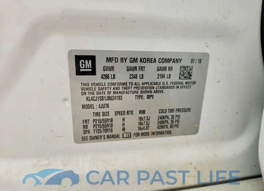 KL4CJ1SB1JB624193# 13
