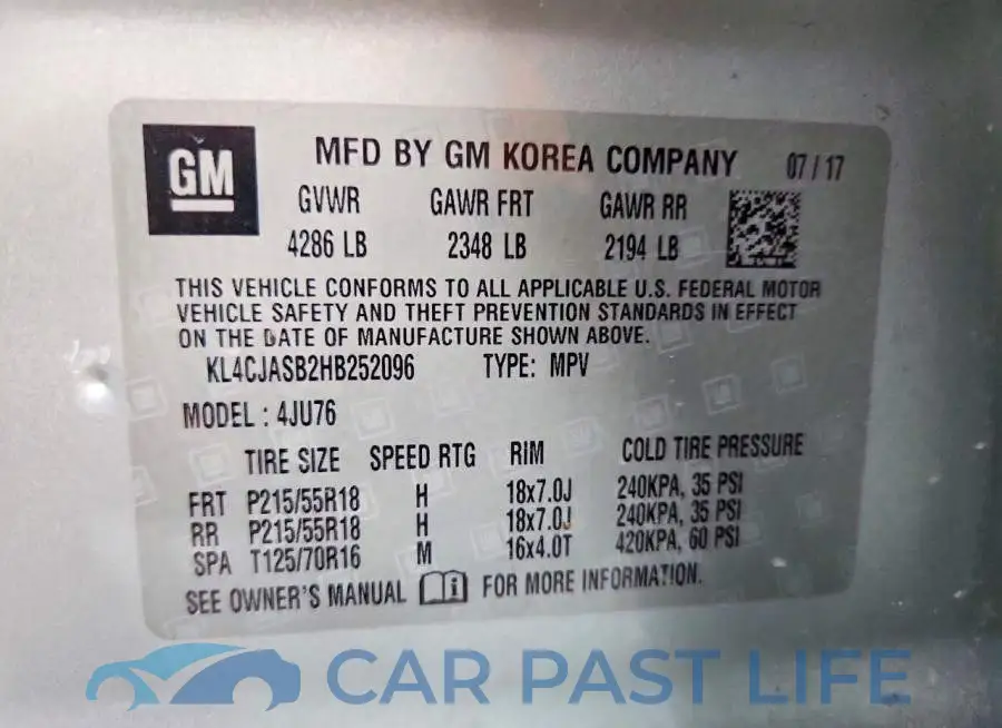 KL4CJASB2HB252096# 12