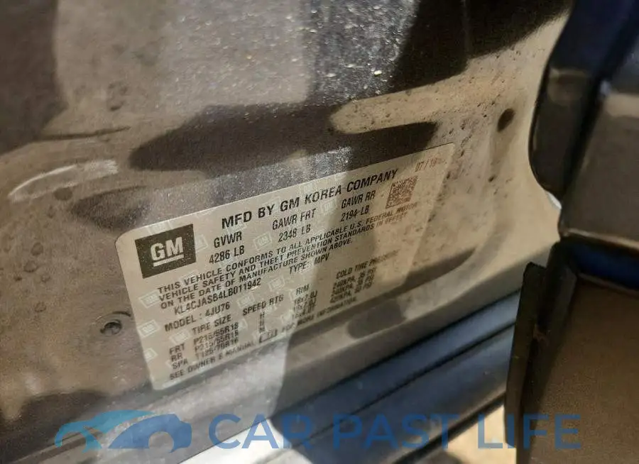 KL4CJASB4LB011942# 13