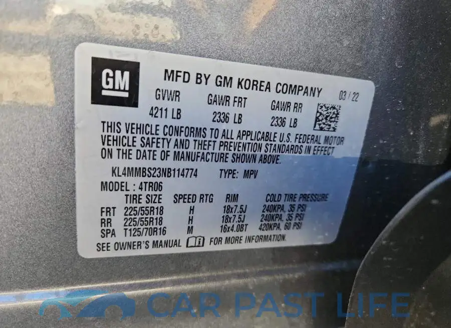 KL4MMBS23NB114774# 13