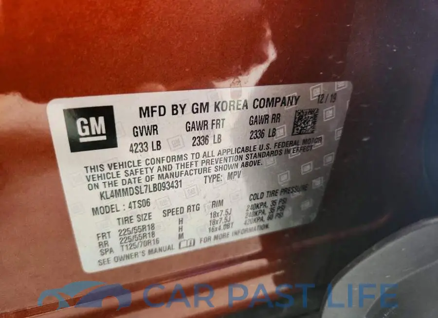 KL4MMDSL7LB093431# 13