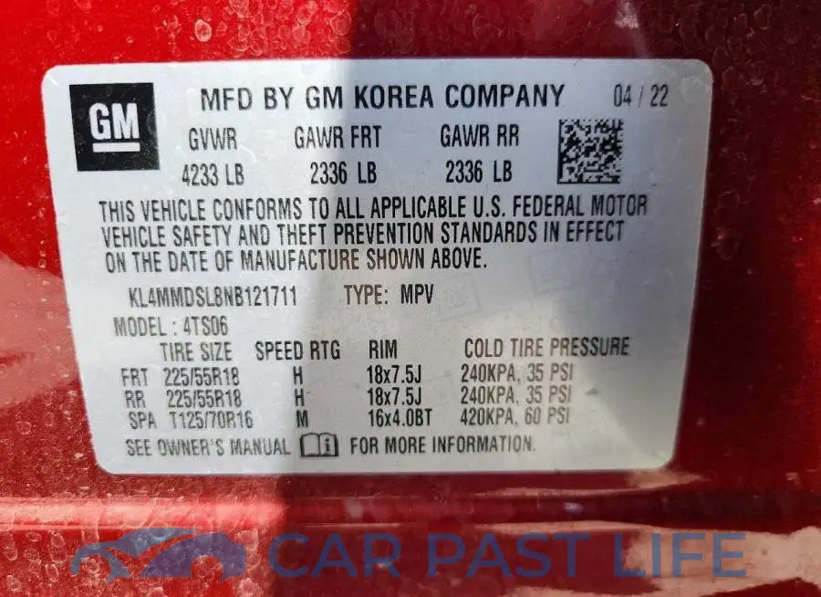 KL4MMDSL8NB121711# 14