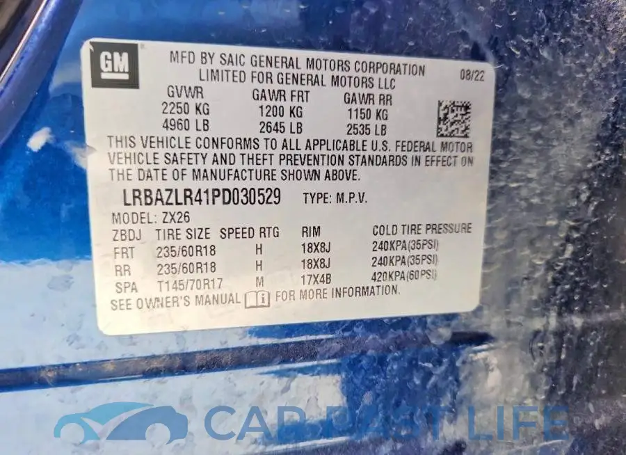 LRBAZLR41PD030529# 14