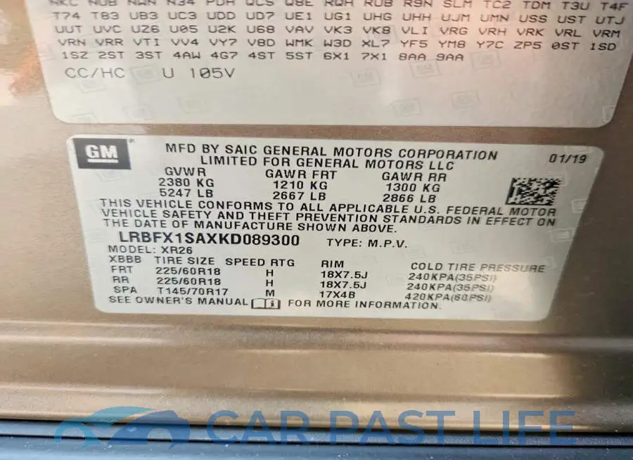 LRBFX1SAXKD089300# 13