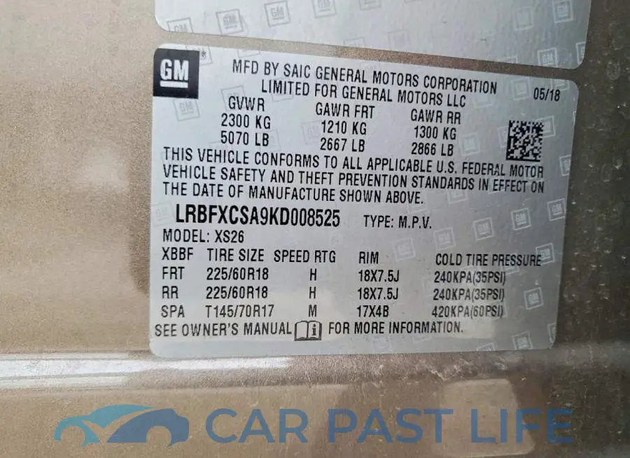 LRBFXCSA9KD008525# 13