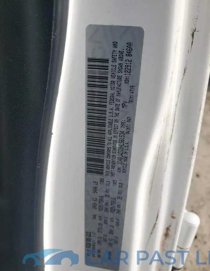 1C4BJWDG9HL561534# 12