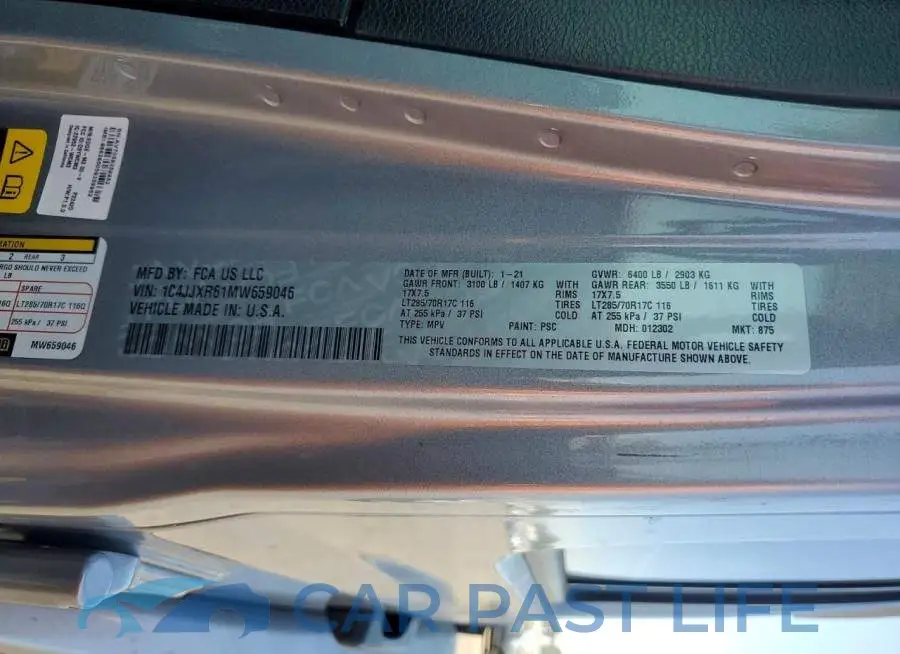 1C4JJXR61MW659046# 13
