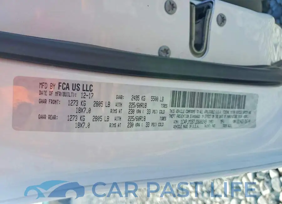 1C4PJMDB7JD608249# 12