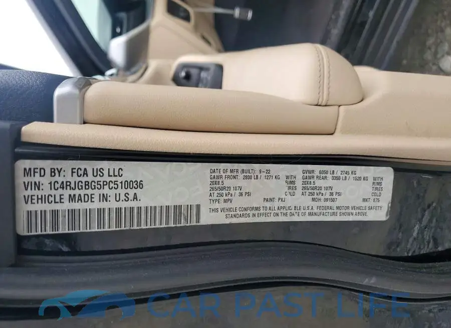 1C4RJGBG5PC510036# 13