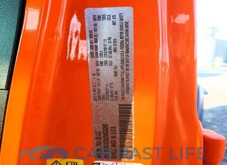 1C4RJXDG0SW632260# 13