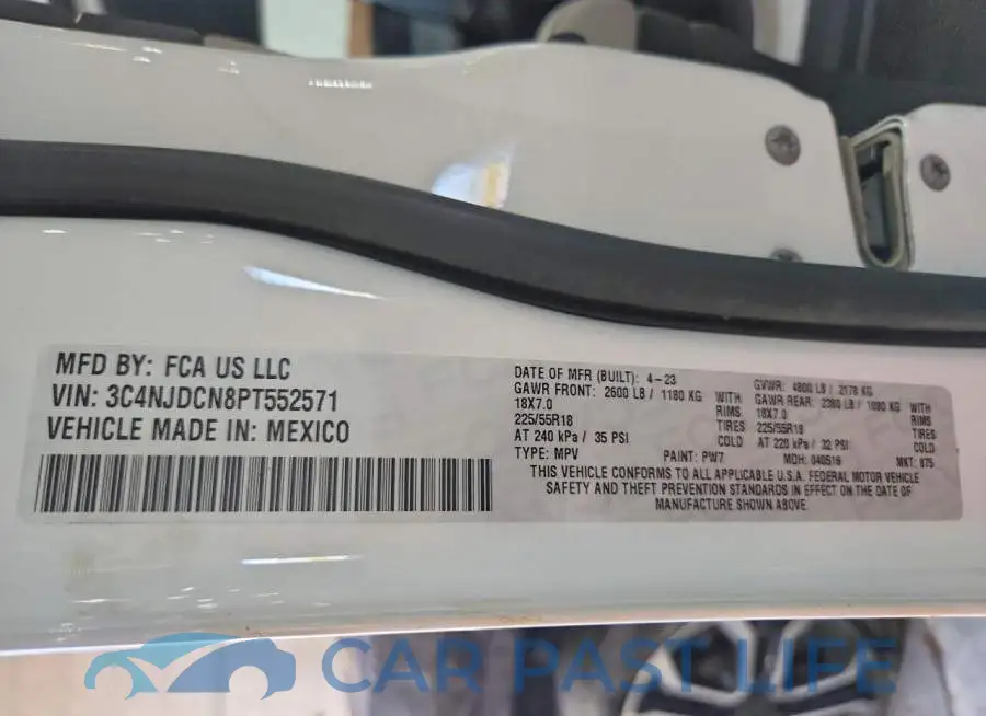 3C4NJDCN8PT552571# 12