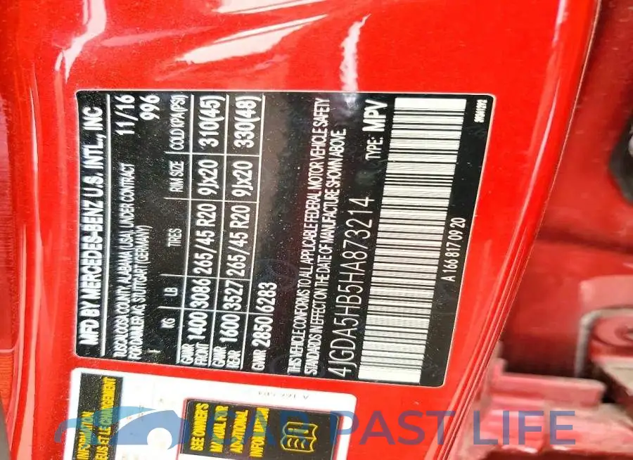 4JGDA5HB5HA873214# 13