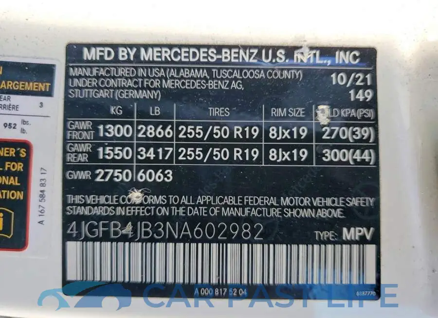 4JGFB4JB3NA602982# 13