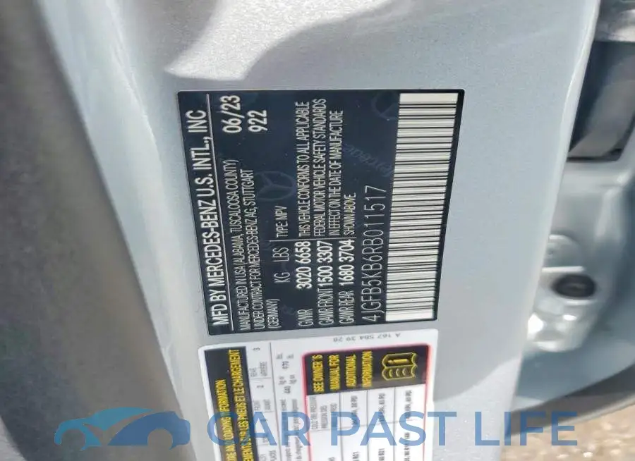 4JGFB5KB6RB011517# 12