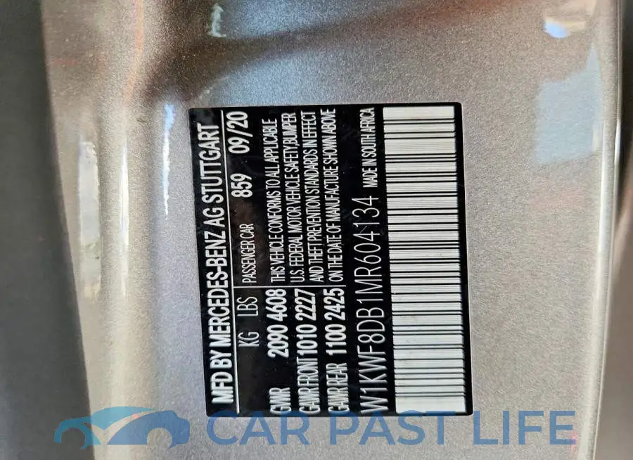 W1KWF8DB1MR604134# 13