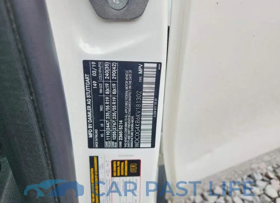 WDC0G4KB6KV181302# 12