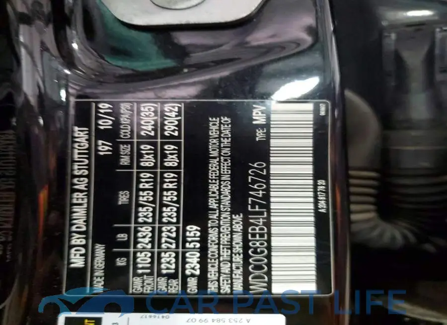 WDC0G8EB4LF746726# 12