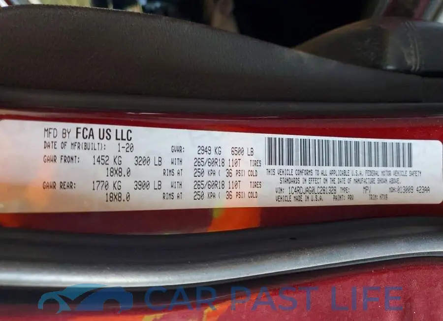 1C4RDJAG0LC281328# 13