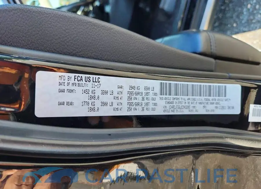 1C4RDJFG6JC243205# 13