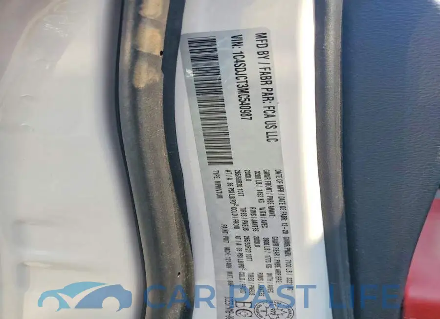 1C4SDJCT3MC540987# 13