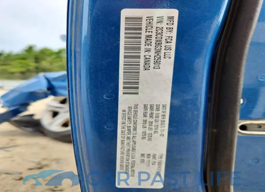 2C3CDXBG3NH259013# 12