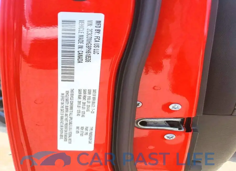 2C3CDXHG9PH618536# 12