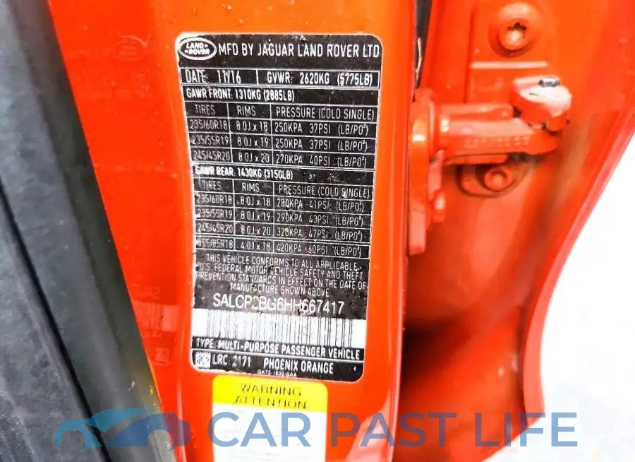 SALCP2BG6HH667417# 12