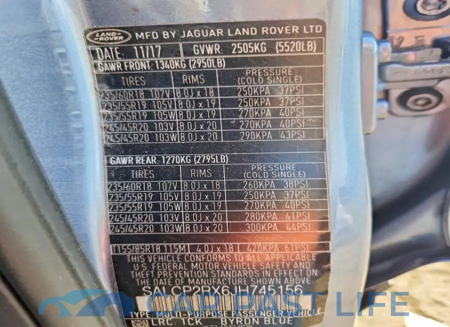 SALCP2RX6JH745156# 13