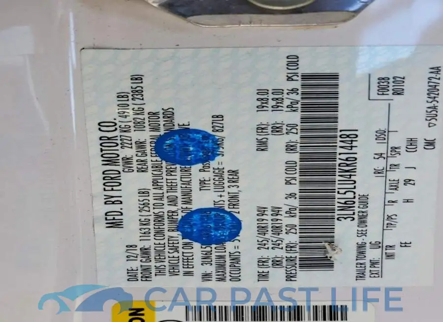 3LN6L5LU4KR614481# 13