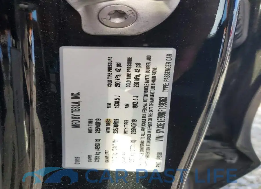 5YJ3E1EB9KF189363# 13