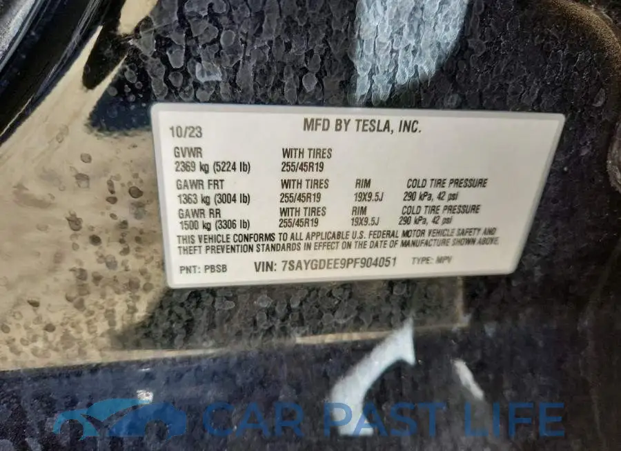 7SAYGDEE9PF904051# 13