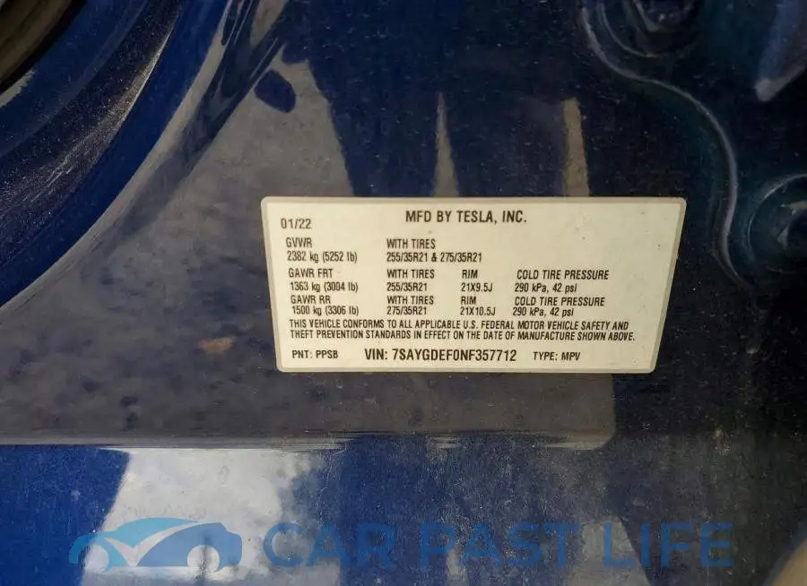 7SAYGDEF0NF357712# 13