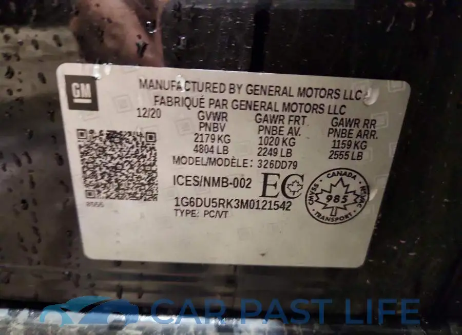 1G6DU5RK3M0121542# 13