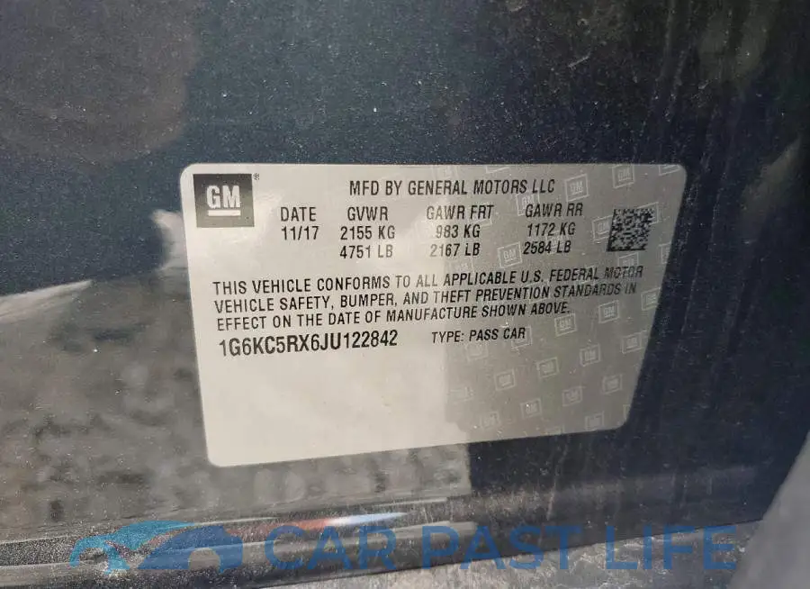 1G6KC5RX6JU122842# 13