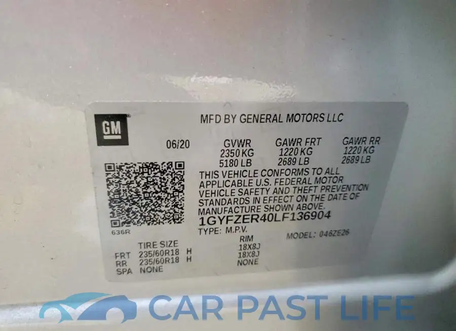 1GYFZER40LF136904# 12