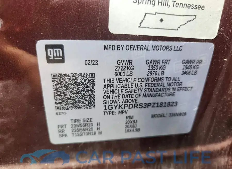 1GYKPDRS3PZ181823# 13
