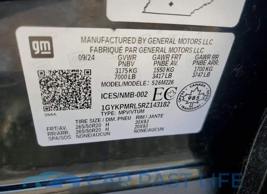 1GYKPMRL5RZ143182# 13