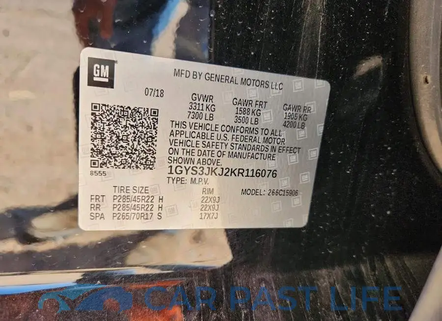 1GYS3JKJ2KR116076# 13